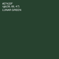 #27422F - Lunar Green Color Image
